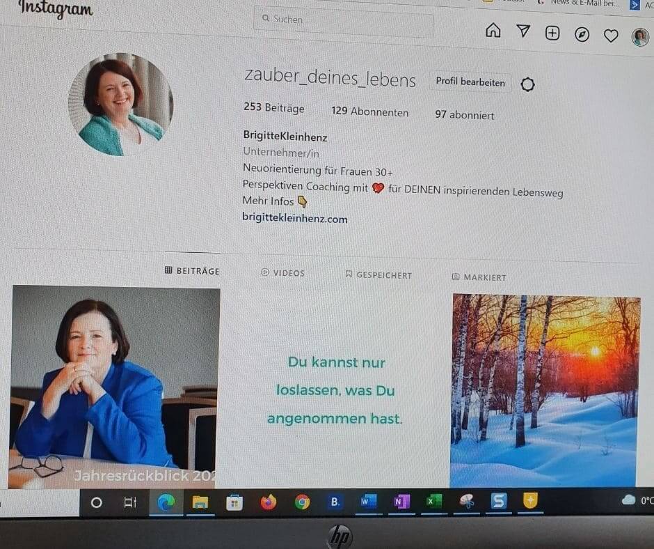 Kleinhenz Coaching Instagram Account 2021