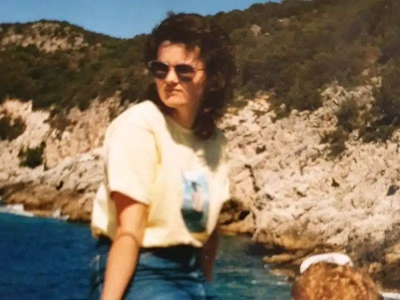 Brigitte im Alter von 22