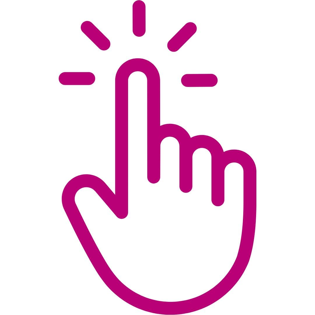 Klick-Symbol Klick Symbol