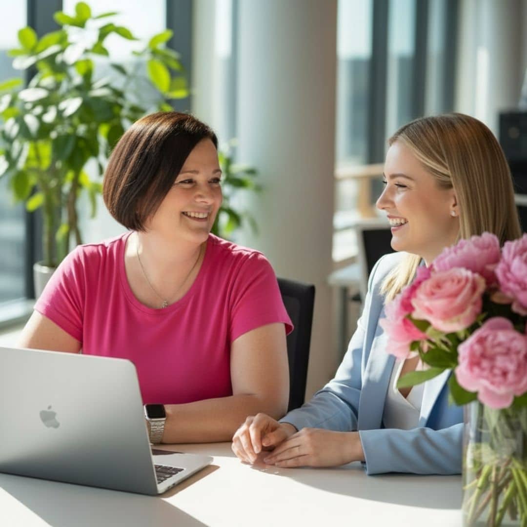 introvertiert oder extrovertiert Frauen im Büro